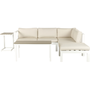 MESSINA - Loungeset voor 5 - Beige - Aluminium
