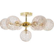ANADYR - Plafondlamp - Beige/Goud - Glas/Metaal