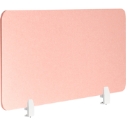 SPLIT - Bureauscheidingswand - Perzikroze - 80 x 50 cm - Polyester