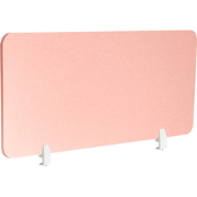 SPLIT - Bureauscheidingswand - Perzikroze - 160 x 50 cm - Polyester