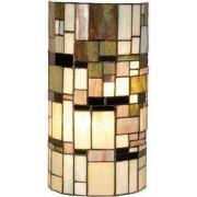 Lumilamp Wandlamp Tiffany 20x11x36 cm Beige Bruin Kunststof
