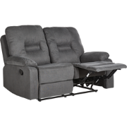 BERGEN II  - Tweezitsbank - Donkergrijs - Polyester