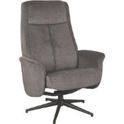 LABEL51 Fauteuil Bergen - Antraciet - Cosmo - Excl. Hocker