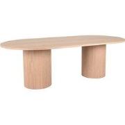 LABEL51 Eetkamertafel Oliva - Naturel - Eiken - 240 cm