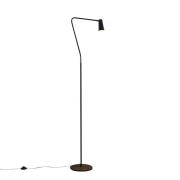 Lucande - Angelina Vloerlamp Black/Gold