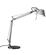 Artemide - Tolomeo Tafellamp Matte Aluminium met Aluminium Voet