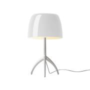 Foscarini - Lumiere Grande Tafellamp E27 Alu/Wit Dimm.