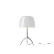 Foscarini - Lumiere Piccola Tafellamp E14 Alu/Wit Dimm.