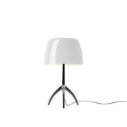 Foscarini - Lumiere Piccola Tafellamp E14 Zwart Chroom/Wit