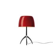 Foscarini - Lumiere Piccola Tafellamp E14 Zwart Chroom/Kers Dimm.