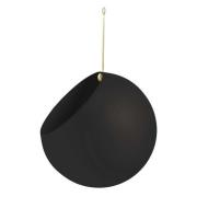 AYTM - Globe Pot Ø21xH32 Black/Gold