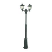 Norlys - London 2 Buiten Park Lamp Breed Zwart