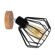 Envostar - Vento Wandlamp Black/Oak