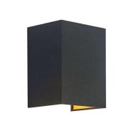 Lindby - Lukani Wandlamp Black/Gold/Nickel