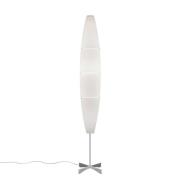 Foscarini - Havana Staande Lamp Wit/Aluminium Zonder Dimmer