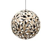 David Trubridge ltd - Floral Hanglamp Ø100 Zwart 1 Kant