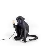 Seletti - Monkey Sitting Buiten Tafellamp Zwart