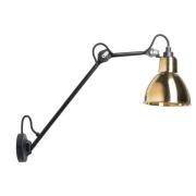 Lampe Gras - 122 Wandlamp Zwart/Brass Lampe Gras