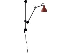 Lampe Gras - 210 Wandlamp Zwart/RoodLampe Gras