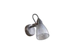 Lindby - Kara Wandlamp IP44 Nickel/Clear