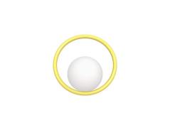 Swedish Ninja - Hula Hoop Wandlamp HW Sunshine Yellow