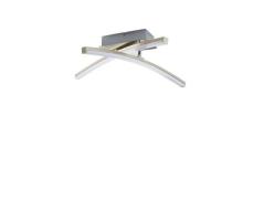 Lindby - Laurenzia 4 LED Plafondlamp Dim. White/Nickel