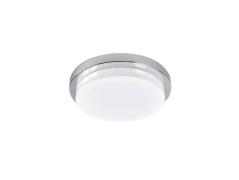 Lindby - Cordula LED Plafondlamp IP44 Chrome/Opal