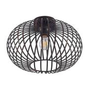 Lindby - Rosalea Plafondlamp Black/Copper