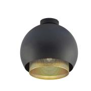 Lucande - Sivaniel Plafondlamp Black/Gold