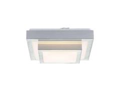 Lindby - Mirco Square LED Plafondlamp L27 Alu/White