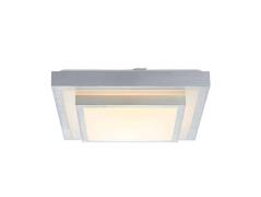 Lindby - Mirco Square LED Plafondlamp L37,5 Alu/White