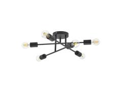 Lindby - Estar 6 Plafondlamp Black