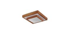 Lindby - Mendosa Square LED Plafondlamp Wood