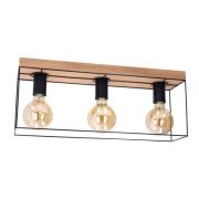 Envostar - Gretter 3 Plafondlamp Wood/Black