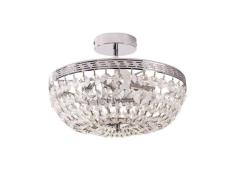 Lindby - Mondrian Plafondlamp Clear/Chrome