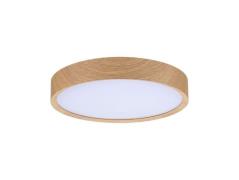 Paulmann - Tega LED Plafondlamp IP44 Wit/Hout