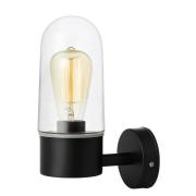 Markslöjd - Zen Buiten Wandlamp Black/Clear Ip44