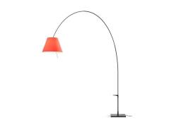 Luceplan - Lady Costanza VloerLamp met Dimmer Rood/Zwart