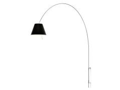 Luceplan - Lady Costanza Wandlamp met Dimmer Zwart/Aluminium