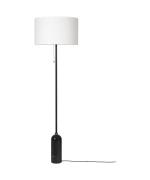 GUBI - Gravity VloerLamp Zwart Marmer/Wit