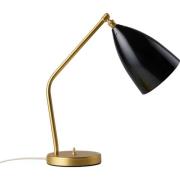 GUBI - Gräshoppa Taffellamp Glossy Black/Brass