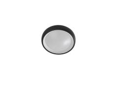 Lindby - Niniel Round LED Buiten Plafondlamp Black/White