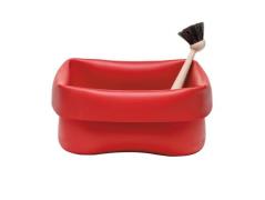 Normann Copenhagen - Afwasbak w/Afwasborstel Rood/Beuken