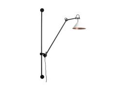 Lampe Gras - 214 Wandlamp Conic Zwart/Wit/Koper Lampe Gras