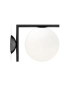 Flos - IC C/W1 Plafondlamp/Wandlamp Matte Zwart