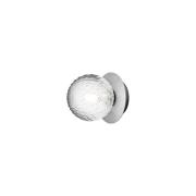 Nuura - Liila 1 Wand-/Plafondlamp IP44 Small Light Silver/Optic Clear