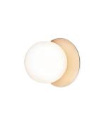 Nuura - Liila 1 Wand-/Plafondlamp IP44 Medium Nordic Gold/Opal White