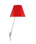 Luceplan - Costanzina Wandlamp Alu/Primary Red