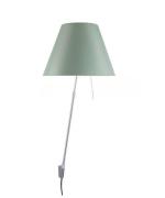 Luceplan - Costanza Wandlamp met Dimmer Alu/Comvert Green