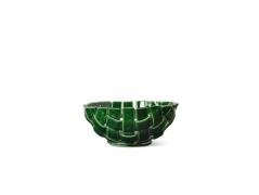 ferm LIVING - Plait Bowl Ø24 Emerald Groen